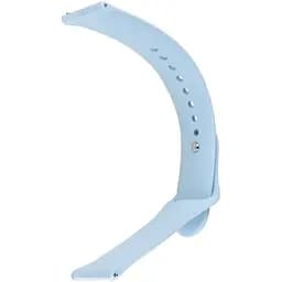 Ремінець Silicone 20 мм Watch Active/Galaxy S4 42 мм/Gear S2/Xiaomi Amazfit Mist Синій