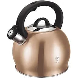 Чайник Berlinger Haus зі свистком рожеве золото 3 л (BH 1075N)