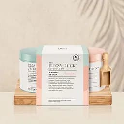 Набір Baylis & Harding The Fuzzy Duck Cotswold Spa Мить спокою: Кристали для ванни, 400 г + Масло для тіла, 400 г + Дерев'яна лопатка - мініатюра 2
