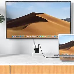 МЗП Acefast A17 PD65W GaN (1USB-A/1C/1HDMI) + кабель Type-C to Type-C Black - мініатюра 4