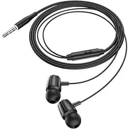 Навушники Hoco Graceful universal earphones with mic M88 чорні