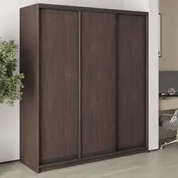 Шкаф-купе трехдверный MebelStar Стандарт BG 3ДСП 180x45x210 см Дуб ристрето (MBS-8292)