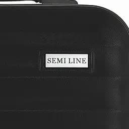 Валіза Semi Line 22 дюйми (M) Black (T5576-3) - мініатюра 9