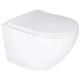 Унитаз подвесной Mixxus Ellipse-0305-T3 485x360x365 мм, система смыва Tornado 3.0 MI6701, Белый