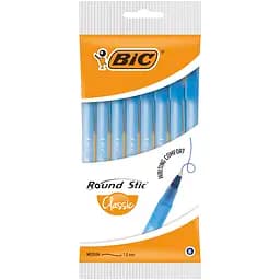 Ручка шариковая BIC Round Stic Classic 0.32 мм 8 шт. синяя (928497)