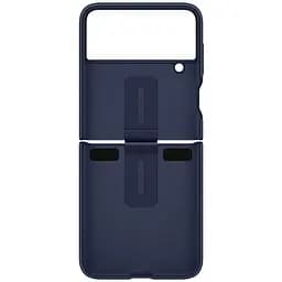 Оригінальний силіконовий чохол із кільцем Samsung для Galaxy Z Flip4 Silicone Cover with Ring Navy EF-PF721TNEGUA - мініатюра 8