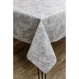 Скатертина Прованс Simfoni Версаль 220x136 см сіра (33605)