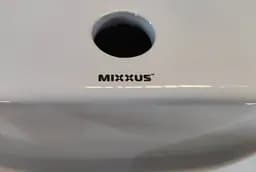 Умивальник підвісний Mixxus Premium Quadro-1201-R 430x265x135 мм з отвором під змішувач та перелив MP6504, Білий - мініатюра 2