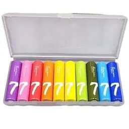 Батарейки ZMI AAA bat Alkaline ZI7 Rainbow (NQD4001RT) набор 10 штук
