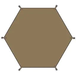 Підлога для тенту Naturehike CNK230WS014 коричнева