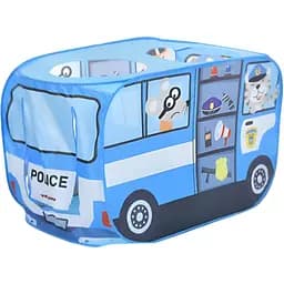Дитячий намет MR 1483-1 поліцейська машинка з вентиляцією та входом-накидкою, 110 х 69 х 70 см