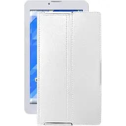 Чохол StatusCASE з екошкіри для планшету Pixus Play V4.0.7 3G Білий