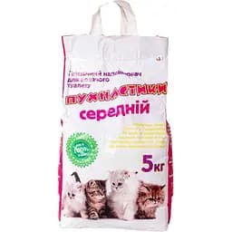 Бентонітовий наповнювач Пухнастики середній 5 кг (КРАФТ_ средний)