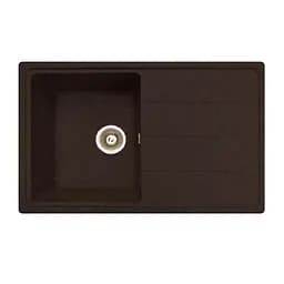 Кухонная мойка из искусственного камня прямоугольная WiZ № 15 780х500 (Шоколадная)