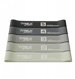 Набір резинок для фітнесу Trex Sport TX-065RBG 1-18кг - мініатюра 3