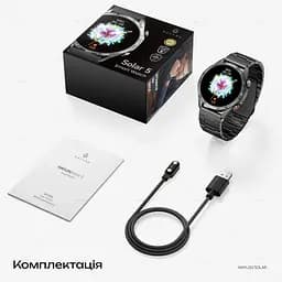 Смарт-годинник Smart watch Haylou Solar 5 з функцією голосового виклику, дзвінки по Bluetooth HD-дисплей моніторинг здоров'я та AMOLED-дисплеєм 1.43" Silver - мініатюра 12