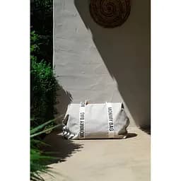 Сумка Childhome Mommy bag Signature - Canvas White, біла (CWMBBSCOW) - мініатюра 14