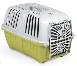 Переноска для тварин 48x31.5x33 см MPS PRATIKO 1 GREEN (двері пластик)