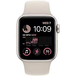 Apple Watch SE GPS Gen.2, 40mm, Starlight, Starlight Sport Band (Grade C) Seller Refurbished - мініатюра 2