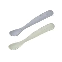 Набір ложок Beaba силіконових 4+ сірий/зелений 2 шт. (913600)