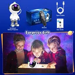 Проектор галактики астронавта Star Light Space Buddy Starry Projection - мініатюра 5