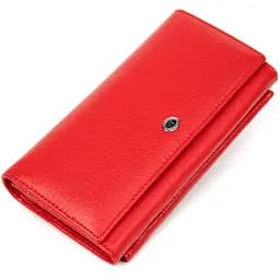 Класичний жіночий гаманець ST Leather 19376 червоний