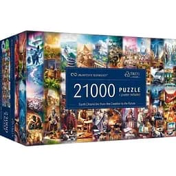 Пазл Trefl Бесконечная коллекция: Развитие планеты 21000 эл. (81040)