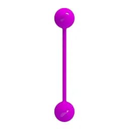 Вагинальные шарики Pretty Love Kegel Ball III, 18.6 см, фиолетовый