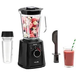 Блендер стаціонарний Tefal Perfectmix+ 1200 Вт чаша 2000 мл стакан для смузі скло чорний (BL87G831)