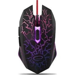 Мышь Esperanza MX211 (EGM211R) черная Optical USB 2400 dpi подсветка