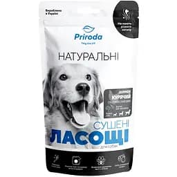 Ласощі для собак Природа Шлунок курячий сушений слайсами 100 г (PR243555)