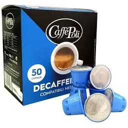 Кофе в капсулах Nespresso Caffe Poli Decaffeinato 50 шт