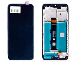 Дисплей для Samsung A245, чорний, на версії Android 14 і вище працювати не буде!, з рамкою, original LCD size, (OLED)