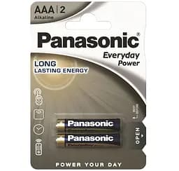 Батарейка Panasonic LR03REE/2BR EVERYDAY POWER лужна ААА блістер 2 шт.