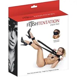 Фіксатори для ніг і рук Fetish Tentation Enjoy Pain чорний
