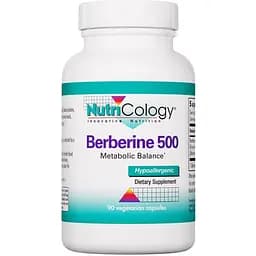 Берберин Nutricology Berberine 500, 90 вегетарианских капсул (ARG-57281)