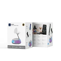 БЗП Wiwu Wi-W036 Aurora 3 in 1 wireless charger White - мініатюра 2