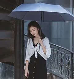 Парасолька Xiaomi RunMi 90 Points All Purpose Umbrella (5052BK) Grey - мініатюра 6