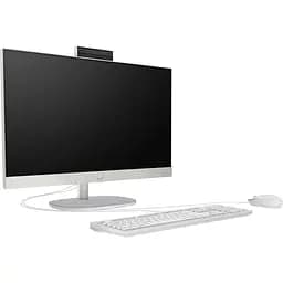 Моноблок HP 23.8" 24-cr0004ua AiO Ryzen 3 7320U/8Gb/SSD512Gb/Cam/KBD/WiFi/DOS/Shell White - мініатюра 2