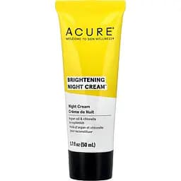 Нічний крем для обличчя Acure Brightenig Night Cream освітлювальний 50 мл