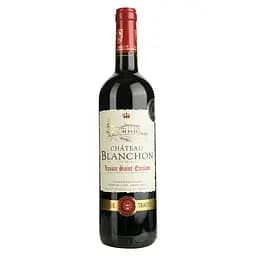 Вино Chateau Blanchon 2018 AOP Lussac червоне сухе 0.75 л 
