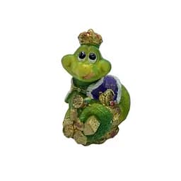 Сувенір керамічний Змія-Король із золотом, 24038, 7.5 см (В асортименті)