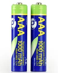 Аккумулятор AAA, 1000 mAh, EnerGenie, 2 шт, 1.2V, Blister (EG-BA-AAA10-01)