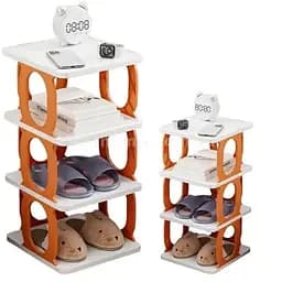 Полиця для взуття та речей на 3 яруси Shoe rack - мініатюра 2