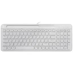 Клавиатура Maxxter KB-01W-UA USB White (KB-01W-UA)