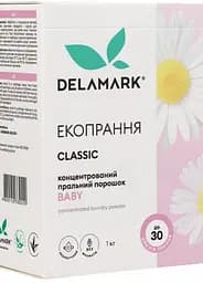 Концентрований безфосфатний пральний порошок Delamark Baby 1 кг (4820152330222)