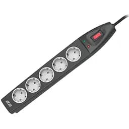 Мережевий фільтр живлення 2E 2E-SP515M10BK 10m (2E-SP515M10BK)