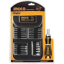 Викрутка Ingco з набором насадок і головок 26 шт. (HKSDB0268)