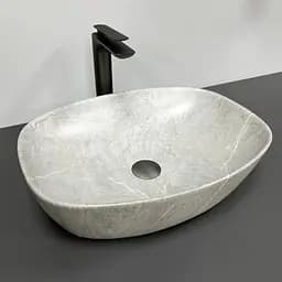 Умивальник VBI Olbia gray stone накладний VBI-014300, Сірий