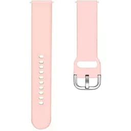 Силіконовий ремінець Watchbands рожевий Samsung Galaxy Watch Active - розмір L (WB0021NORMALPINKA) - мініатюра 3